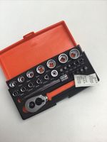 Bahco SL25 1/4" Drive 25 Piece Metric Drive Ratchet Socket Screwdriver Bit Set
