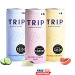 12 x 250ml TRIP Mindful Blends+Infused Mixed Pack Sparkling Drink Cans Original