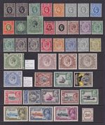 KUT GV, 1912 - 1935 Stamps. MM. Cat app £790