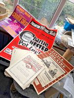 14 CHARLIE CHESTER Posters Guernsey Paignton Palmers Green cheerful Certificates