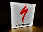 Specialized Bike Logo Light Box – Illuminated Wall Sign for Cyclists