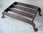 ANTIQUE IRON FIRESIDE KETTLE STAND OR TRIVET