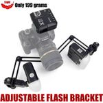 Adjustable Twin Flash Bracket for Macro Dental Photography SLR DSLR Cameras