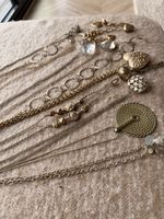 Bundle Of Gold Tone Costume Jewellery In Various Styles, Tones And Colour