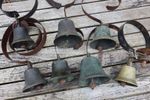Job Lot,  7 x Antique Original Brass Shop /Butler/ Servant/Door Bells