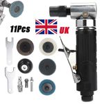 90ﾰAir Right Angel Die Grinder Kit Polisher Sander Grinding Cutting Polishing UK