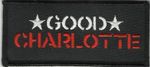 GOOD CHARLOTTE star logo 2002 - EMBROIDERED IRON/SEW ON PATCH import
