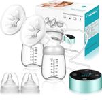 Breast Pump, Electric Breastfeeding Pump 3 Modes 10 Levels Dual Rechargeable Nur