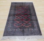 Carpet Rug HAND MADE Woven Knotted Wool Vintage ORIENTAL area 5ft x 3ft 1"