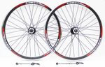 26 INCH MOUNTAIN BIKE FRONT REAR QR DISC BRAKE AND RIM BRAKE WHEEL, DOUBLE WALL