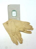 Vintage Christian Dior Ivory Kid Gloves Size 7