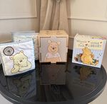 Winnie the Pooh Baby Toddler Shape Sorter Books and soft sensory book