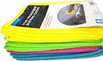 24 Pack of Microfibre Buffing Polish Wax & Cleaning Cloths for Home Caravan Car