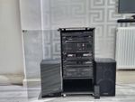 Technics SU-X860 Hi-Fi Stereo Stack System With Speakers, Remote & Cabinet 