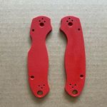 G10 Replacement Scales red For Spyderco Para3