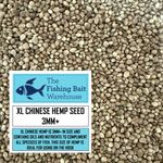 Chinese XL Hemp Seed 3mm+ - Carp, Fishing, Dry, Particle, Hookbait, Bream, Tench