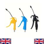Air Blower Gun for Compressor, Dust Airline Gun with Extension Nozzle 3 Colors