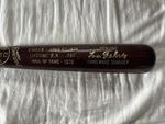 Lou Gehrig Commemorative Bat Louisville slugger Dark Brown with stats