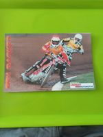 Signed Ben Barker Speedway Photo. 8 By 6 Inch