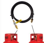 LPG Gas Bottle Refill Set Adapters to Fill Empty POL Propane Gas Cylinders 