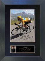 BRADLEY WIGGINS Signed Mounted Reproduction Autograph Photo Prints A4 277