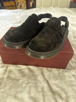 Dr. Martens Jorge Black Suede Clog Sandal Buckle Strap Men’s US 11 27492001