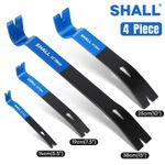 SHALL 4-PCS Flat Pry Bar Set-15" 10" 7.5" 5.5", Car Garage Automotive Workshop