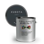 KUBOTA GREY Digger Machinery 1L 1K Enamel Direct Gloss