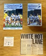 Tottenham Hotspur V Arsenal 1983 5-0- Rare Memorabilia