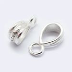 2 x 925 Sterling Silver Pendant Bails -  9mm x 5mm - Jewellery Findings -P01376