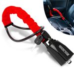 GADLANE Seat Belt Lock Steering Wheel Lock Car Security Anti-Theft Device Red
