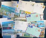 SOUTH AFRICA 34 Letters and postcards with special handstamps