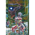 Iron Maiden 'Somewhere In Time' Printed Flag - NEW OFFICIAL textile poster