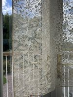 Antique Art Deco Original 1930s Tea Cotton Scottish  lace panel sample 45”/39”