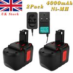 24V Ni-MH Battery/Charger For Bosch BAT240 2607335446 2607335448 GSR GSB 24 VE-2