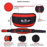 Weight Lifting Belt Gym Belt Training Neoprene Fitness Workout Double Support LR