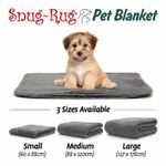 Pet Blanket Throw Dog Cat Fleece Bed Puppy Large Medium Small Grey Soft Snug Rug