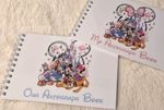A6 Personalised Mickey & Minnie Autograph Book Holiday Disney Inspired Tracked