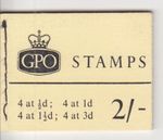 GB. Lemon Stitched 2/- Booklets Pre Decimal