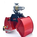 1/14 Metal Clamshell Bucket Conversion Kit for RC Hydraulic Crane Dump Truck