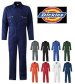 MENS DICKIES REDHAWK ZIP FRONT COVERALL OVERALLS BOILERSUIT WD4839 SIZES 34-60''