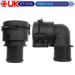 2Pcs For Vauxhall Mokka & Mokka X Heater Matrix Inlet & Outlet Hose Connectors