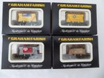 4 X Graham Farish N gauge covered hopper freight wagons *100% charity*