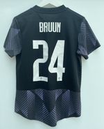 Adidas Lyon 2022/23 Third Football Shirt Bruun #24 Womens Medium OL Black