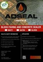 Block Paving Sealer Water Based Matt, Safe to use than solvent based sealers