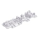 Genuine Beko DCU7230, DCU8230 Type Tumble Dryer Light & Button Frame 2963670100