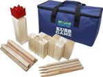 Kubb Viking Chess Throwing Game with Durable Pine Pieces and Carry Storage Bag