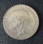 Italy 20 Lire 1936 Coin Vittorio Emanuele III Re d’Italia - Uncertified