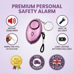 Police Approved Loud Alarm Personal Panic Rape Attack Safety Security Alarm 140D