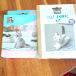 Needle Felting Kit Felt Animal Kit Mouse or Cat Wool Felting Craft Kit